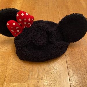 Minnie Mouse soft plush like cap one size so cute